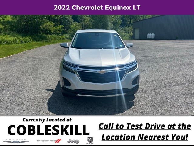 Used 2022 Chevrolet Equinox LT with VIN 3GNAXUEV0NS141525 for sale in Cobleskill, NY