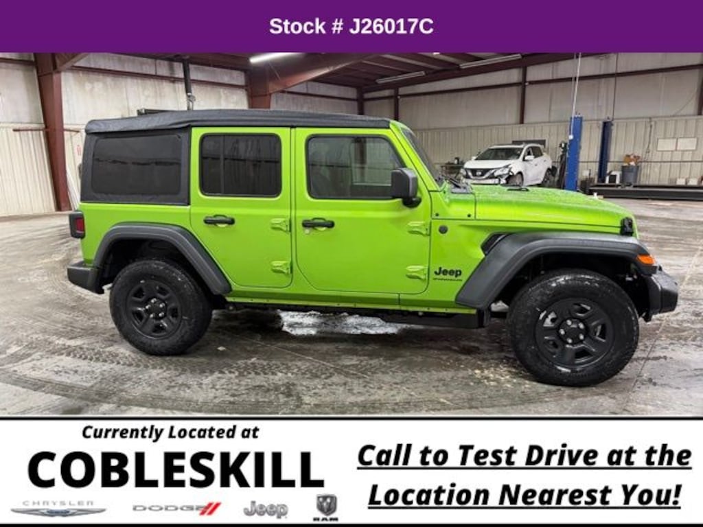 New 2026 Jeep Wrangler Sport Sport Utility