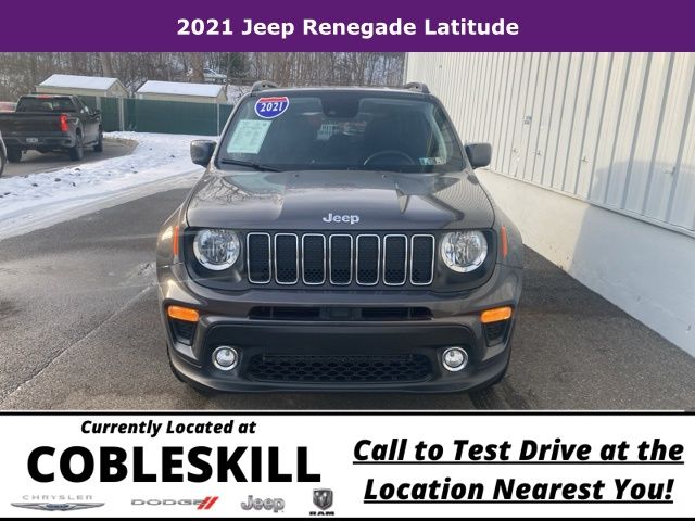 Used 2021 Jeep Renegade Latitude with VIN ZACNJDBB1MPM56076 for sale in Cobleskill, NY