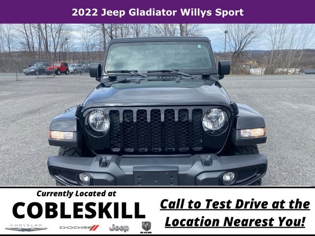 Used 2022 Jeep Gladiator WILLYS SPORT with VIN 1C6HJTAG1NL153111 for sale in Cobleskill, NY