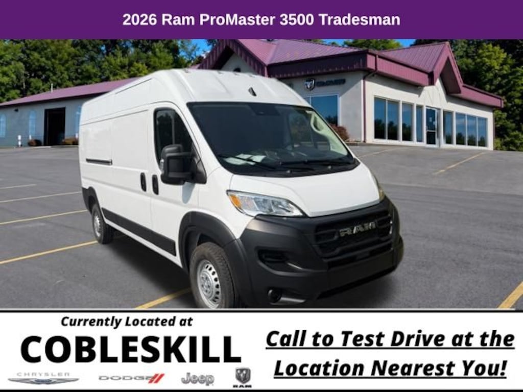 New 2026 Ram Promaster 3500 High Roof Cargo Van