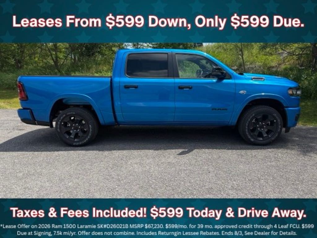 New 2026 Ram 1500 Big Horn/Lone Star Pickup
