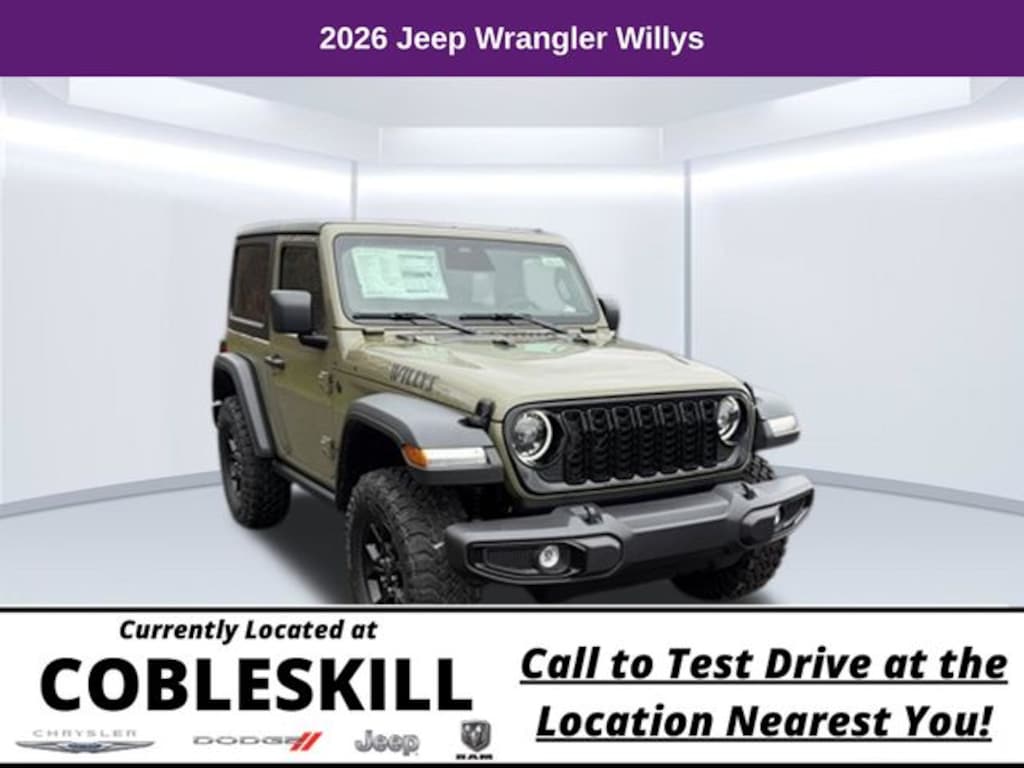 New 2026 Jeep Wrangler Willys Sport Utility
