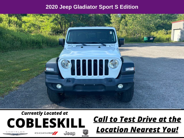 Used 2020 Jeep Gladiator Sport S with VIN 1C6JJTAGXLL128884 for sale in Cobleskill, NY