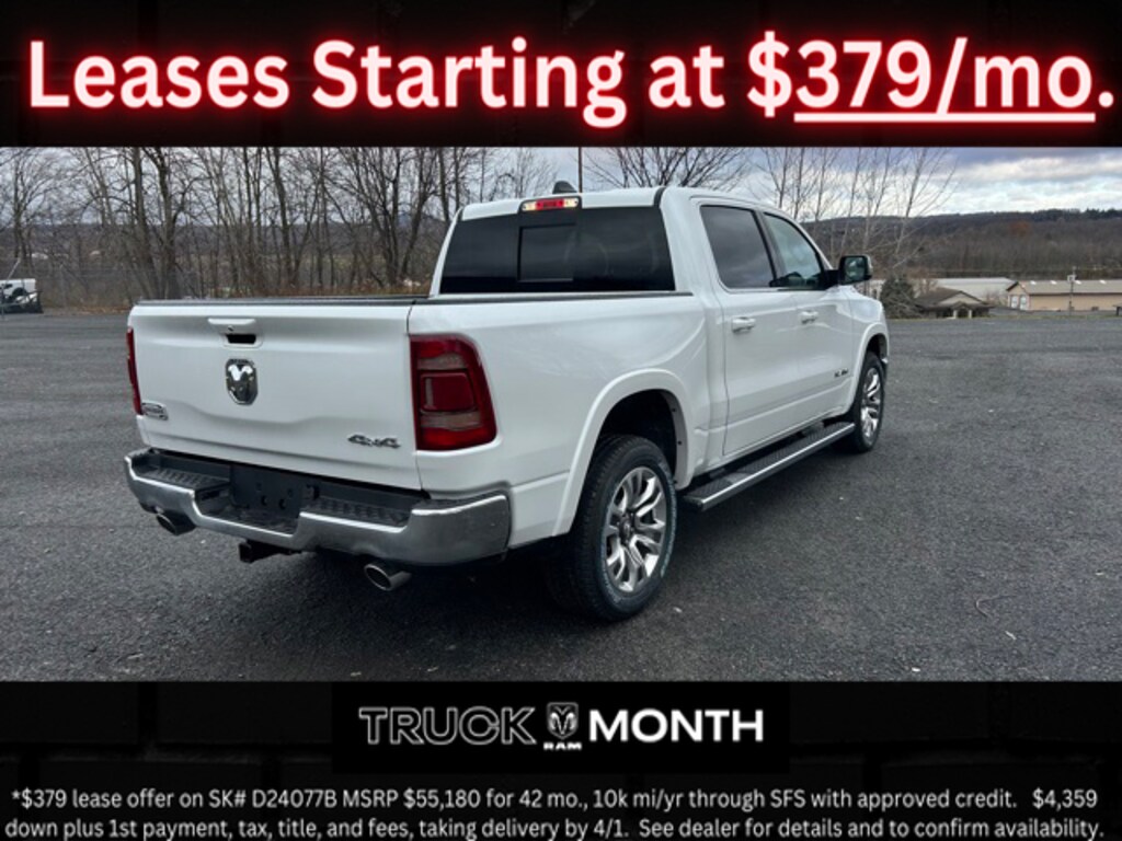 New 2024 Ram 1500 LIMITED LONGHORN CREW CAB 4X4 5'7 BOX For Sale