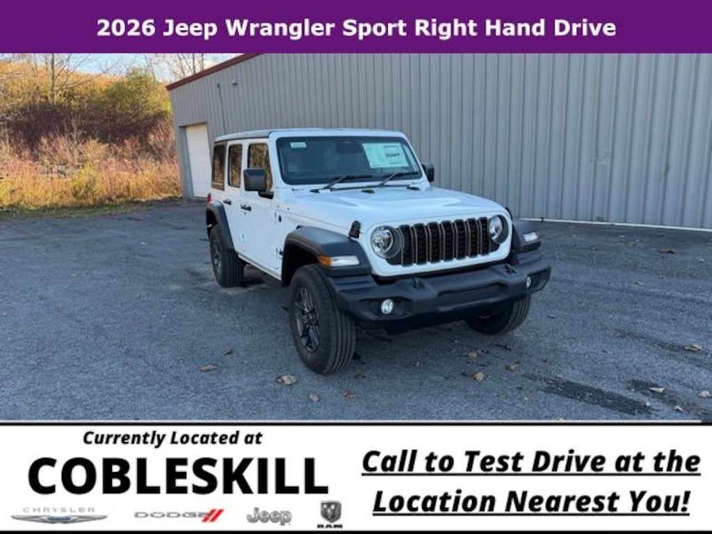 New 2026 Jeep Wrangler Sahara Sport Utility