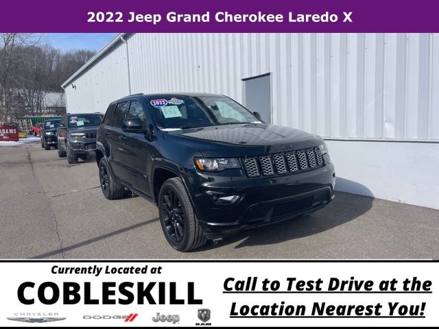 Used 2022 Jeep Grand Cherokee WK Laredo X with VIN 1C4RJFAG9NC113034 for sale in Cobleskill, NY