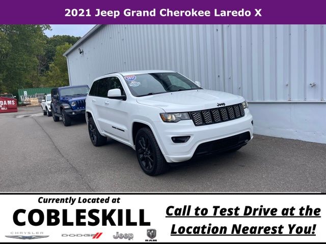 Used 2021 Jeep Grand Cherokee Laredo X with VIN 1C4RJFAG3MC795746 for sale in Cobleskill, NY