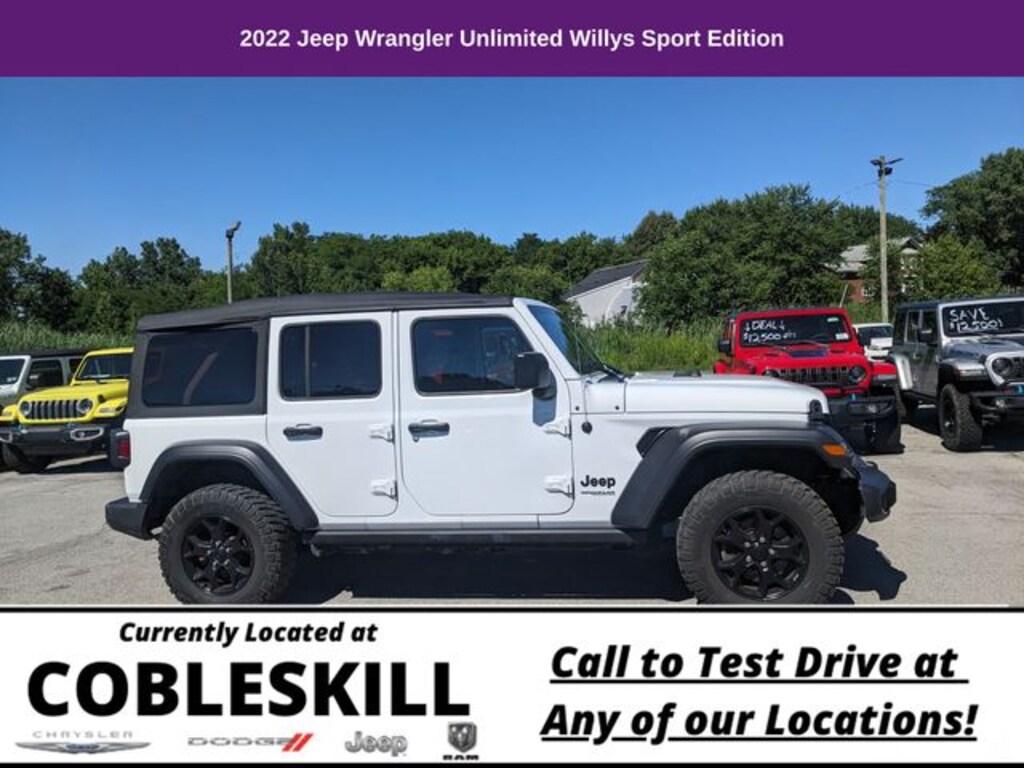 Used 2022 Jeep Wrangler Unlimited Willys SUV