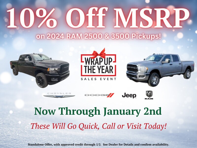 End of Year Specials! Cobleskill Chrysler Dodge Jeep Ram