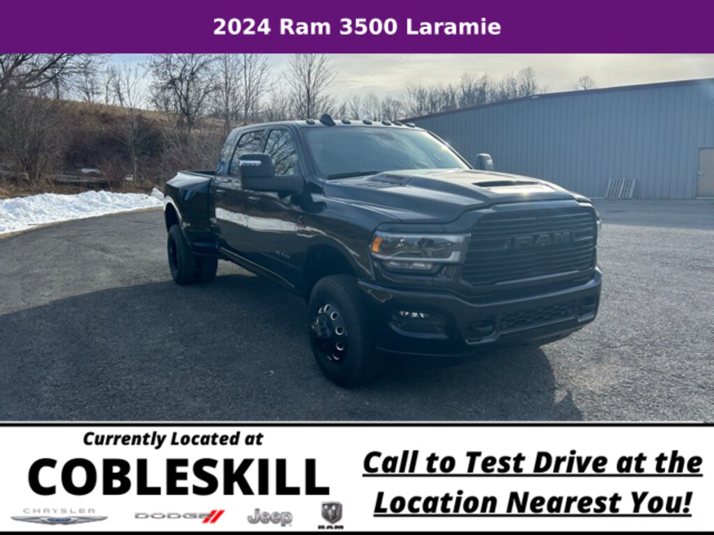 New 2024 Ram 3500 LARAMIE MEGA CAB 4X4 6'4 BOX For Sale Cobleskill NY