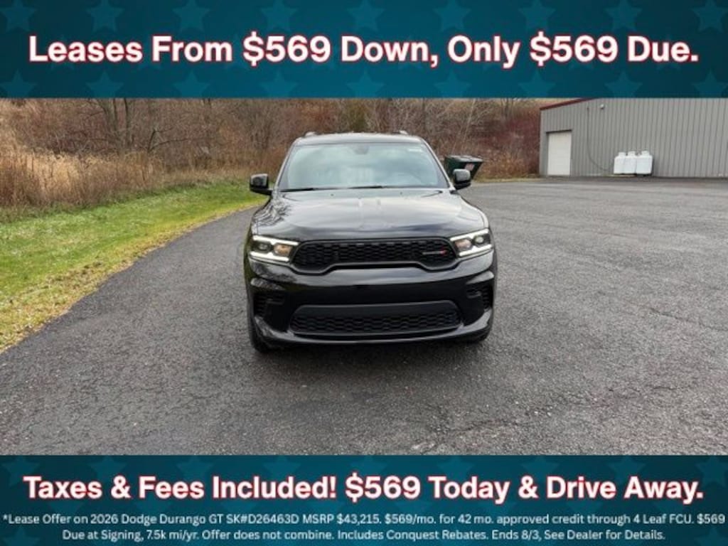 New 2026 Dodge Durango GT Sport Utility