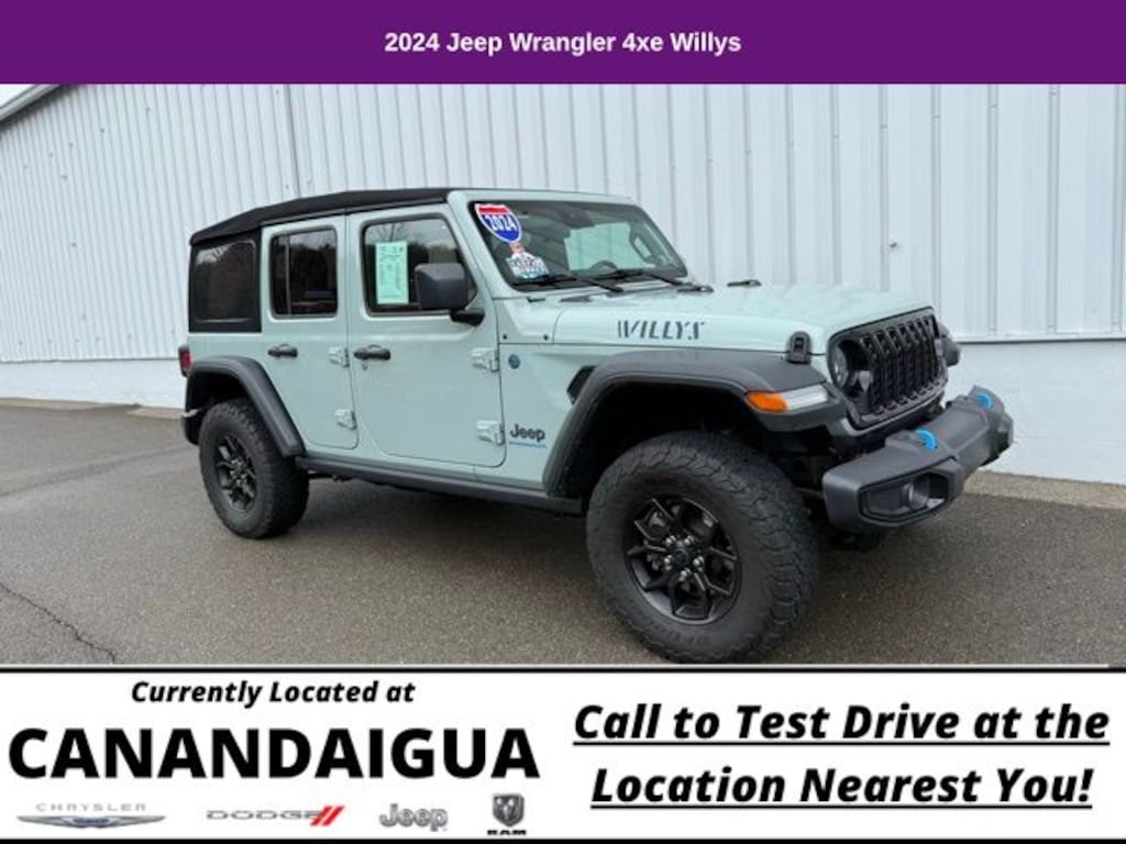 Used 2024 Jeep Wrangler 4xe Sport SUV