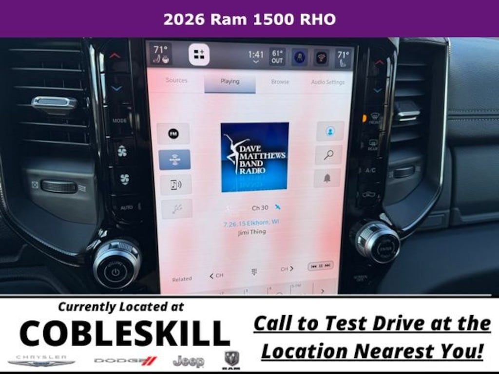 New 2026 Ram 1500 RHO Pickup