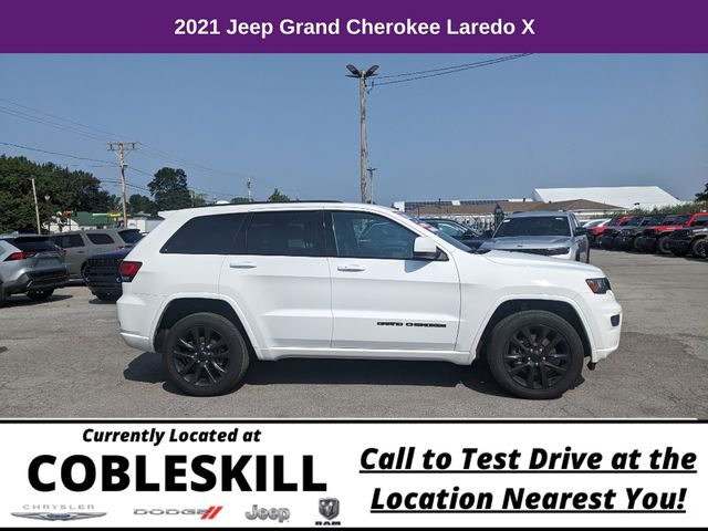 Used 2021 Jeep Grand Cherokee Laredo X with VIN 1C4RJFAGXMC795744 for sale in Cobleskill, NY