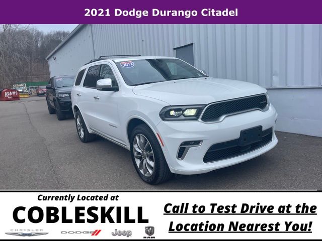 Used 2021 Dodge Durango Citadel with VIN 1C4RDJEG0MC849279 for sale in Cobleskill, NY