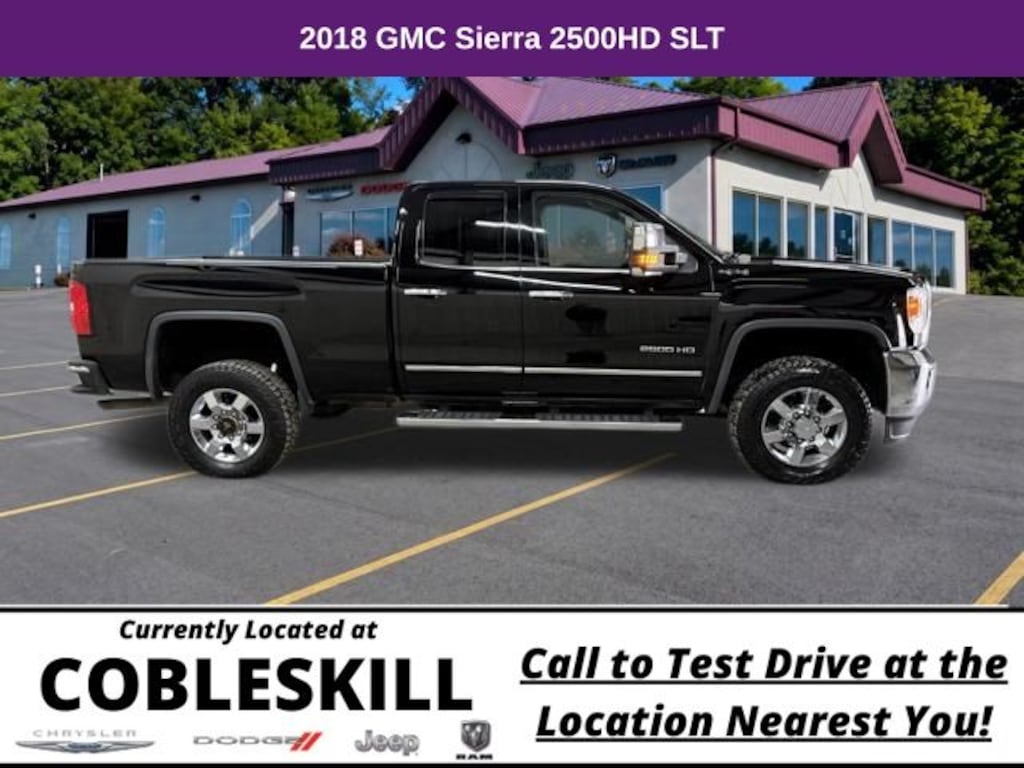 Used 2018 GMC Sierra 2500 HD SLT Truck Double Cab