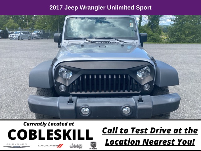 Used 2017 Jeep Wrangler Unlimited Sport S with VIN 1C4BJWDGXHL744604 for sale in Cobleskill, NY