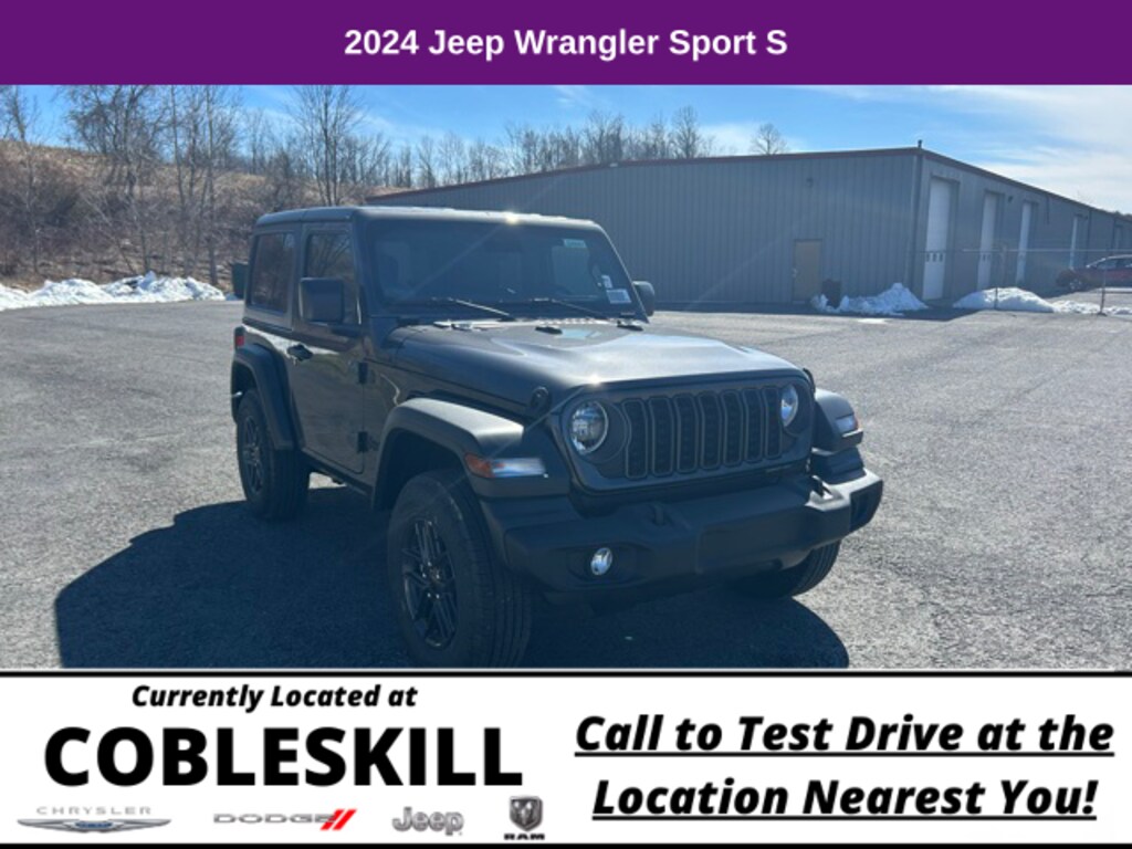 New 2024 Jeep Wrangler 2DOOR SPORT S For Sale Cobleskill NY