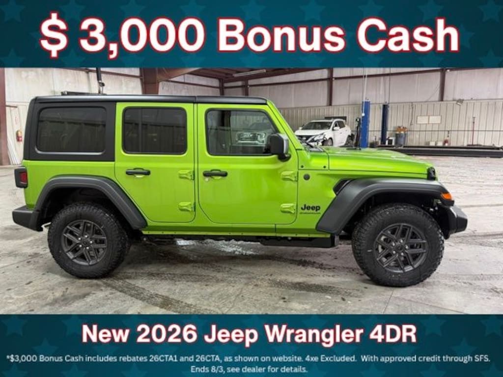 New 2026 Jeep Wrangler Sport S Sport Utility