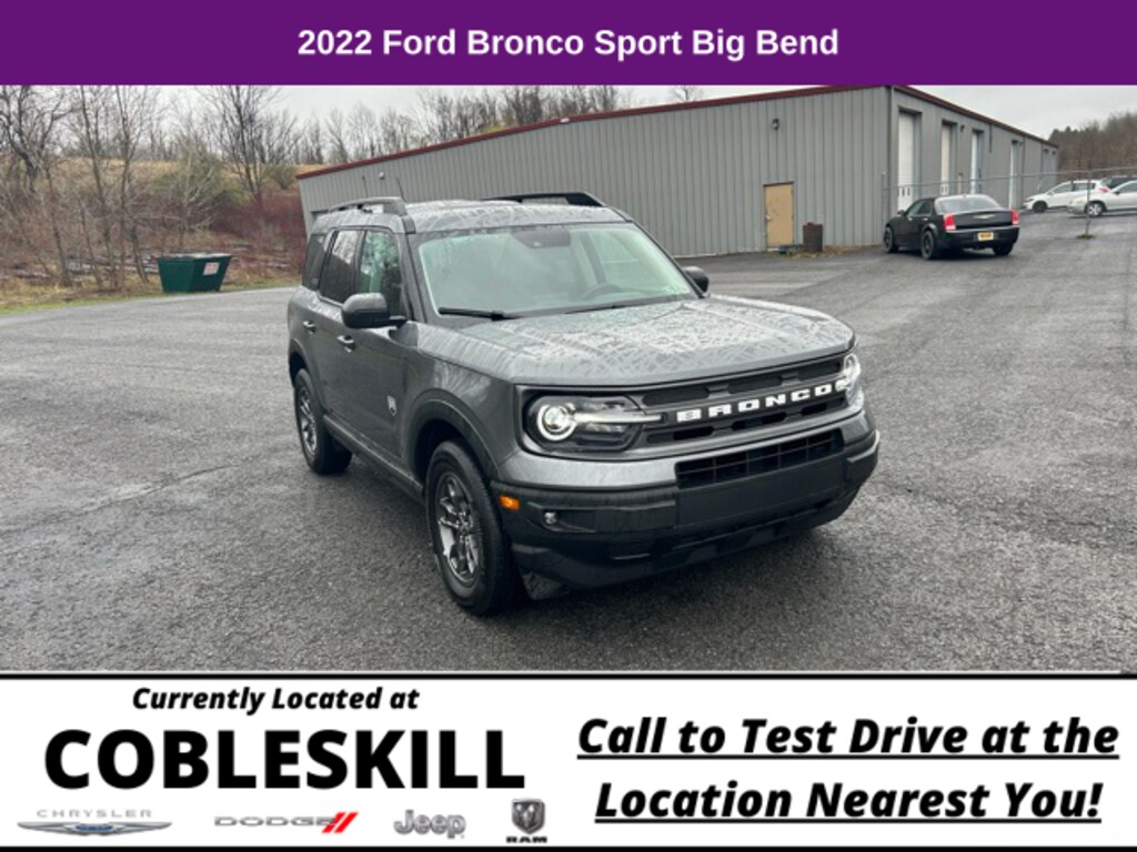 Used 2022 Ford Bronco Sport Big Bend For Sale Binghamton NY VIN