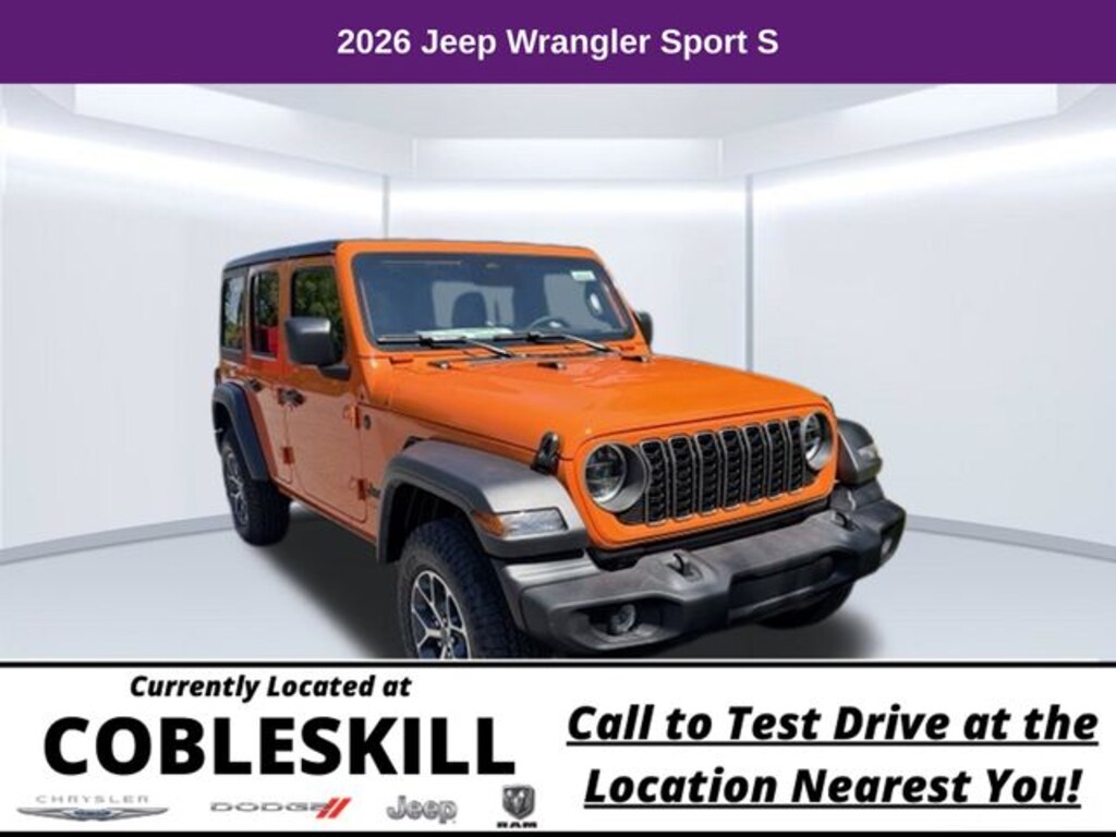 New 2026 Jeep Wrangler Sport S Sport Utility