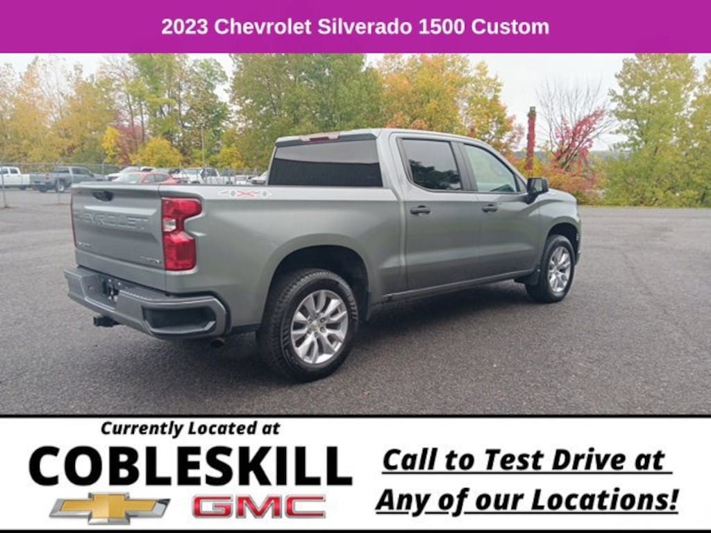 Used 2023 Chevrolet Silverado 1500 Custom Truck Crew Cab