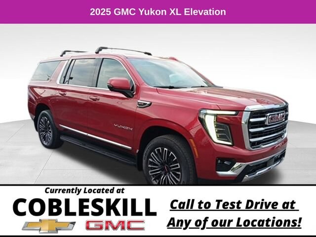Volcanic Red Tintcoat 2025 GMC Yukon XL SUV / Crossover Four-Wheel Drive Automatic