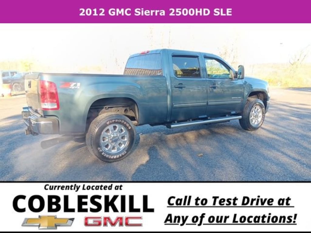 Used 2012 GMC Sierra 2500 HD SLE Truck Crew Cab