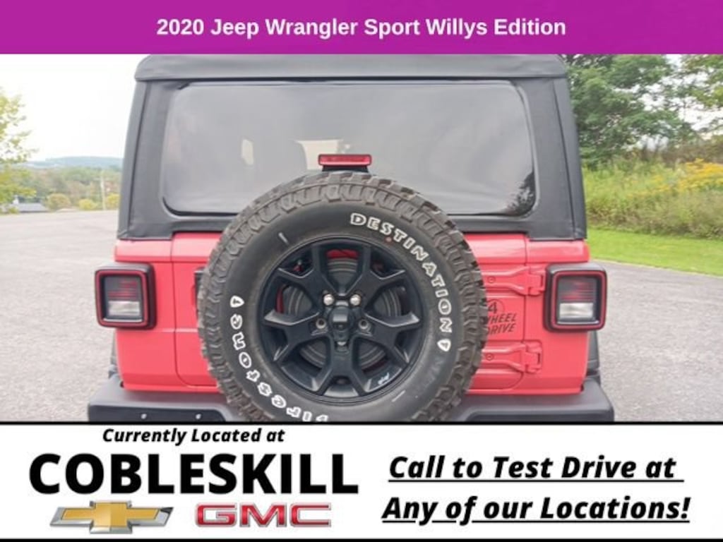 Used 2020 Jeep Wrangler Willys SUV