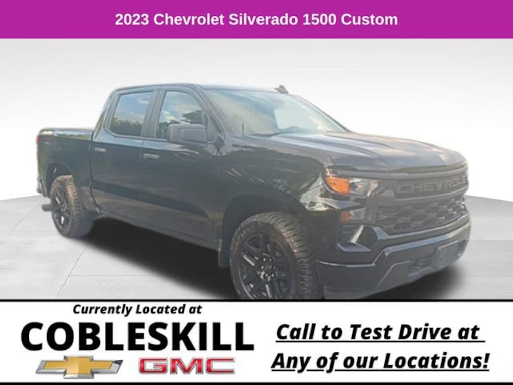 Used 2023 Chevrolet Silverado 1500 Custom Truck Crew Cab