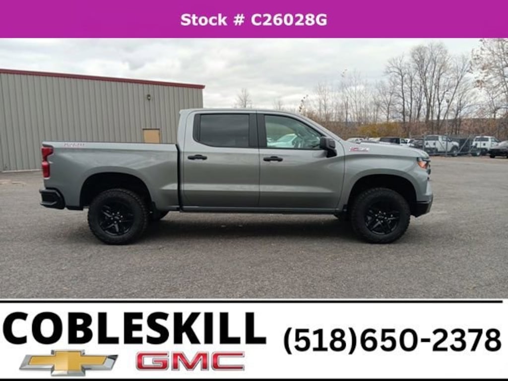 New 2026 Chevrolet Silverado 1500 Custom Trail Boss Truck