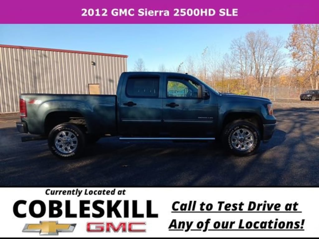 Used 2012 GMC Sierra 2500 HD SLE Truck Crew Cab
