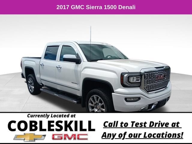 White Frost Tricoat 2017 GMC Sierra 1500 Pickup Truck Four-Wheel Drive Automatic