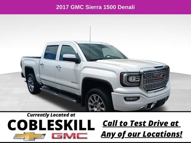 White Frost Tricoat 2017 GMC Sierra 1500 Pickup Truck Four-Wheel Drive Automatic