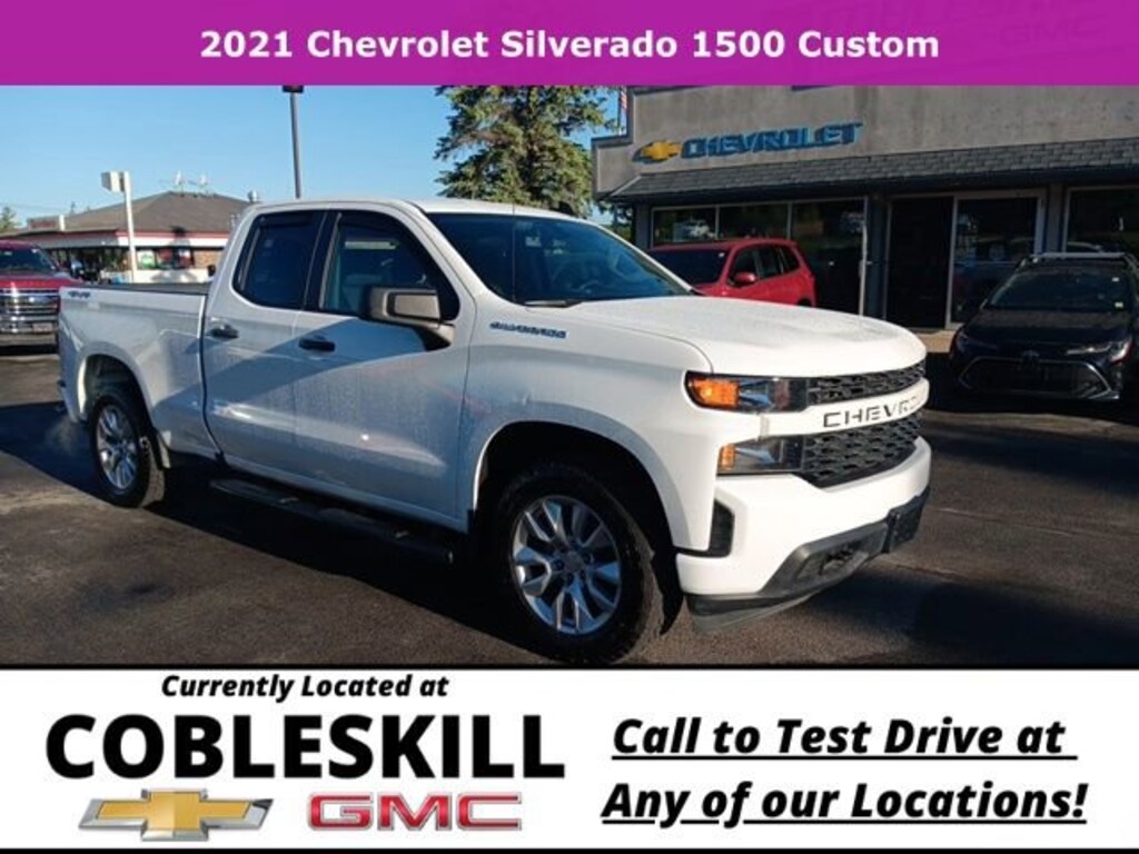 Used 2021 Chevrolet Silverado 1500 Custom Truck Double Cab