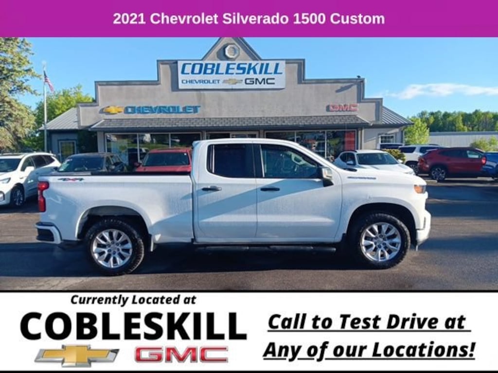 Used 2021 Chevrolet Silverado 1500 Custom Truck