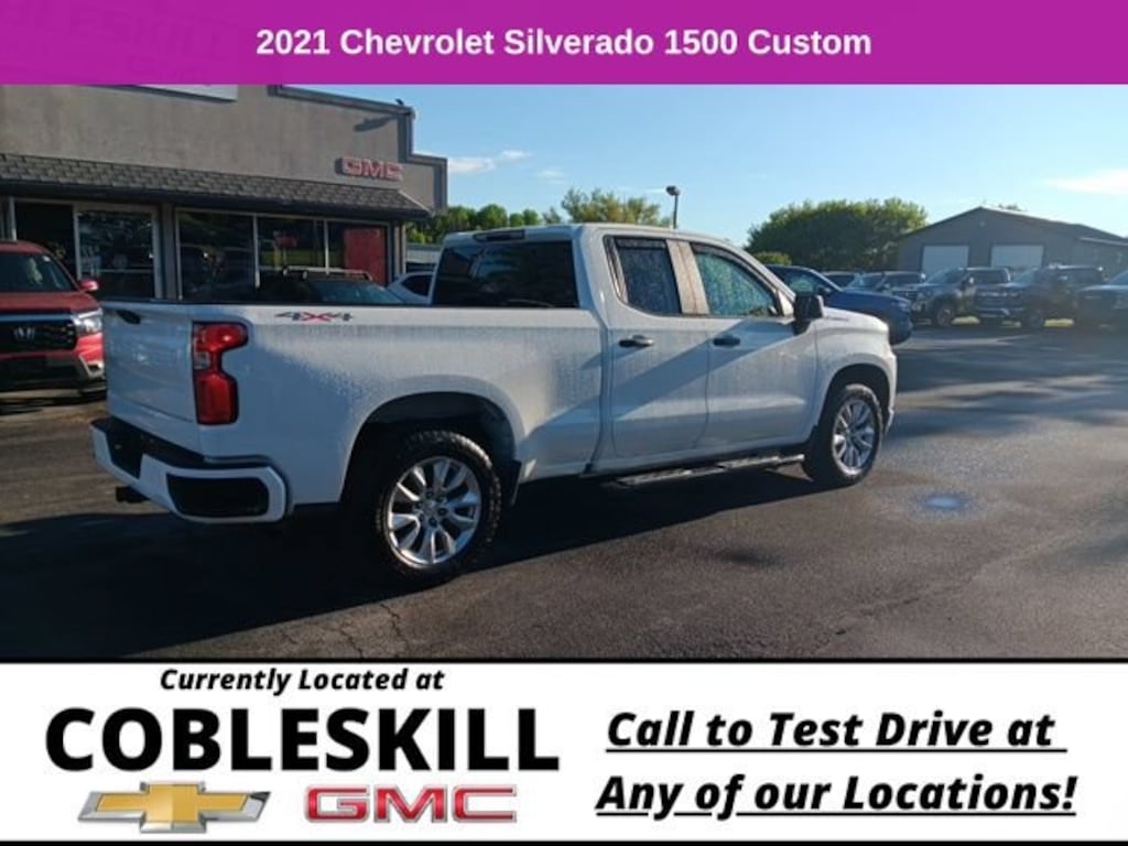 Used 2021 Chevrolet Silverado 1500 Custom Truck