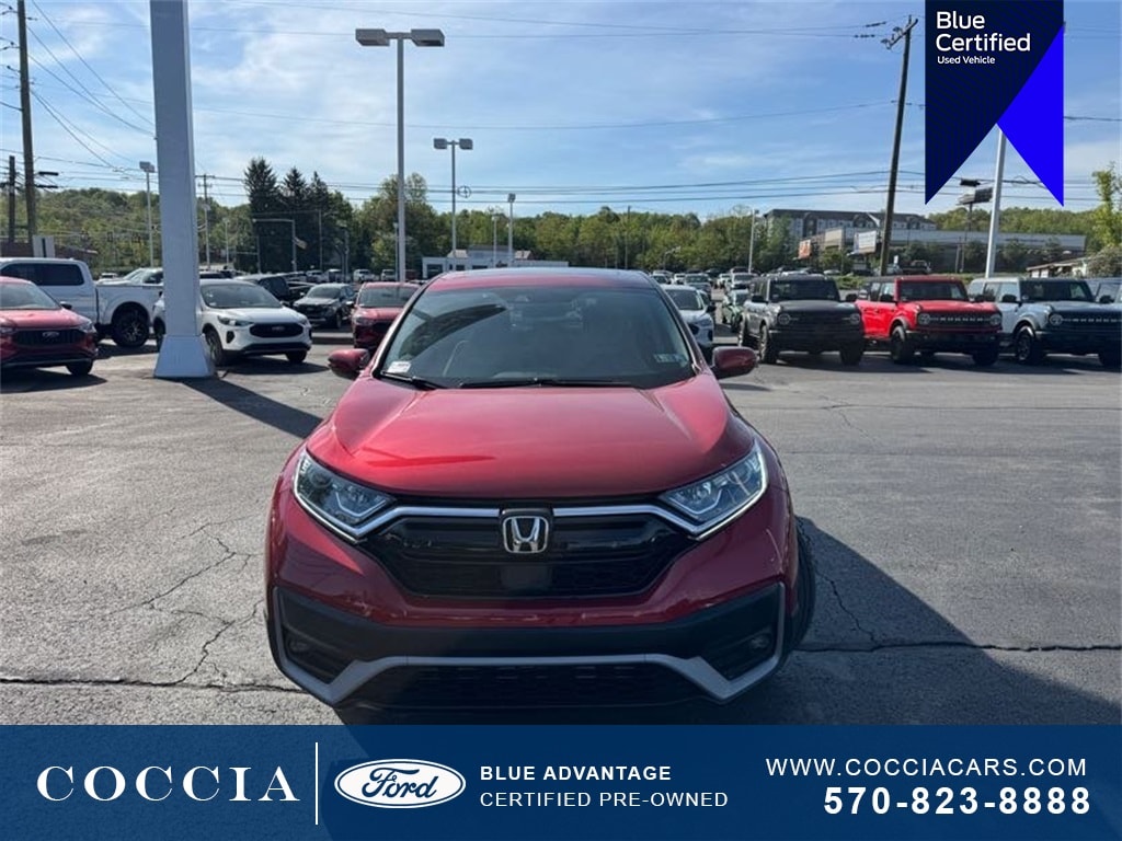 Used 2021 Honda CR-V EX with VIN 2HKRW2H53MH650404 for sale in Wilkes Barre, PA