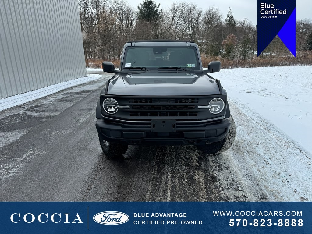 Certified 2023 Ford Bronco 4-Door Base with VIN 1FMEE5BP2PLB20241 for sale in Wilkes Barre, PA