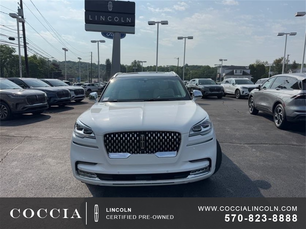 Certified 2022 Lincoln Aviator Black Label with VIN 5LM5J9XC0NGL09658 for sale in Wilkes Barre, PA