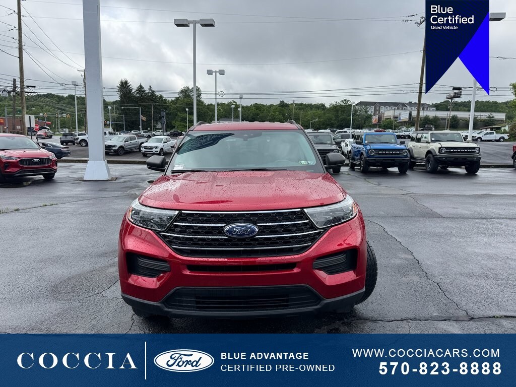 Certified 2021 Ford Explorer XLT with VIN 1FMSK8DH9MGB11236 for sale in Wilkes Barre, PA