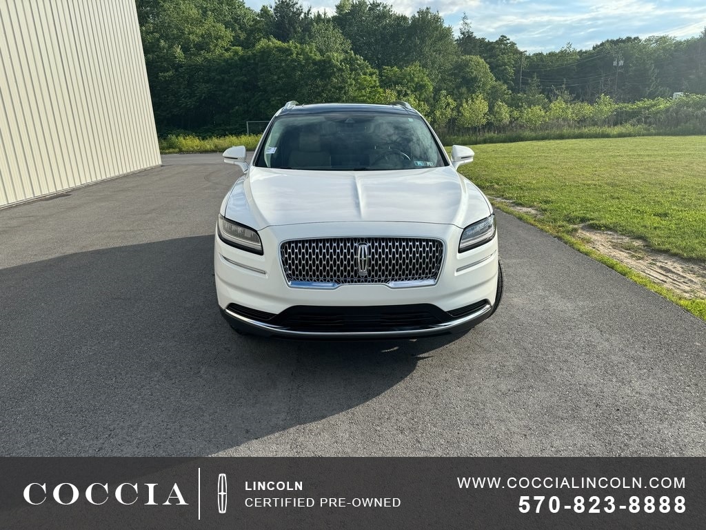 Certified 2021 Lincoln Nautilus Reserve with VIN 2LMPJ8K9XMBL14278 for sale in Wilkes-barre, PA