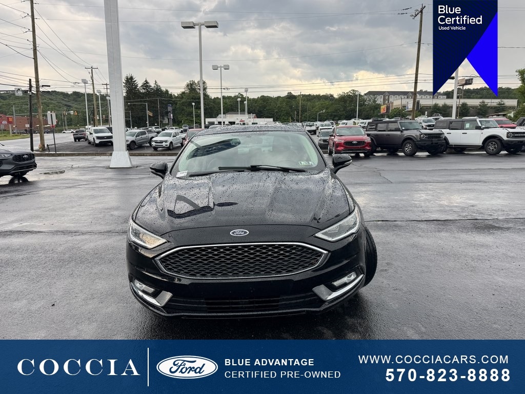 Certified 2017 Ford Fusion SE with VIN 3FA6P0T98HR308762 for sale in Wilkes Barre, PA