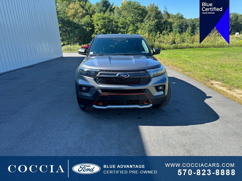 Certified 2021 Ford Explorer TIMBERLINE with VIN 1FMSK8JH4MGC18800 for sale in Wilkes-barre, PA