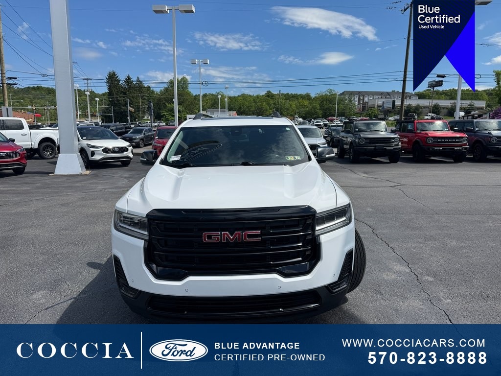 Certified 2021 GMC Acadia SLE with VIN 1GKKNRLSXMZ198605 for sale in Wilkes Barre, PA