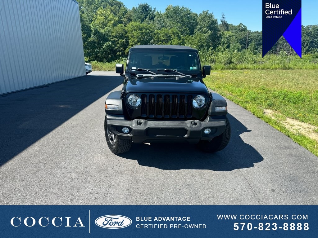 Certified 2018 Jeep All-New Wrangler Unlimited Sport S with VIN 1C4HJXDG9JW279978 for sale in Wilkes-barre, PA