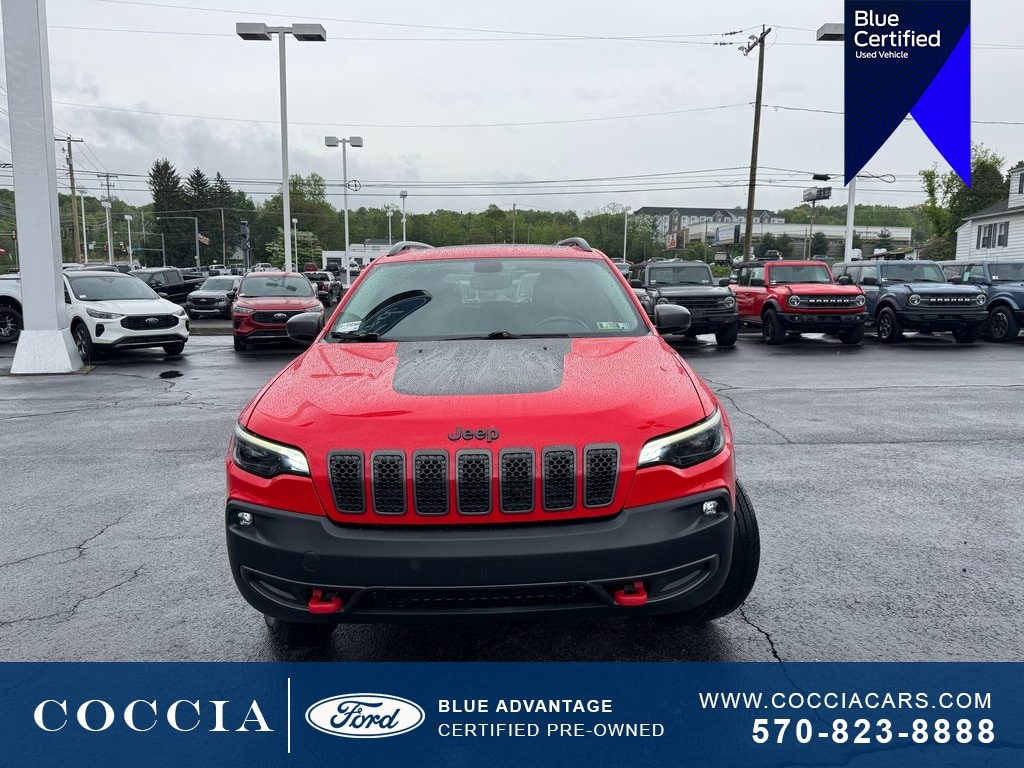 Certified 2019 Jeep Cherokee Trailhawk Elite with VIN 1C4PJMBX6KD107840 for sale in Wilkes Barre, PA