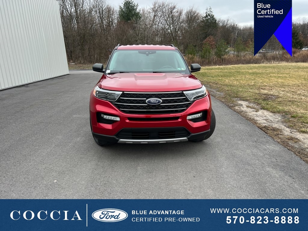 Used 2021 Ford Explorer XLT with VIN 1FMSK8DH7MGA36780 for sale in Wilkes Barre, PA