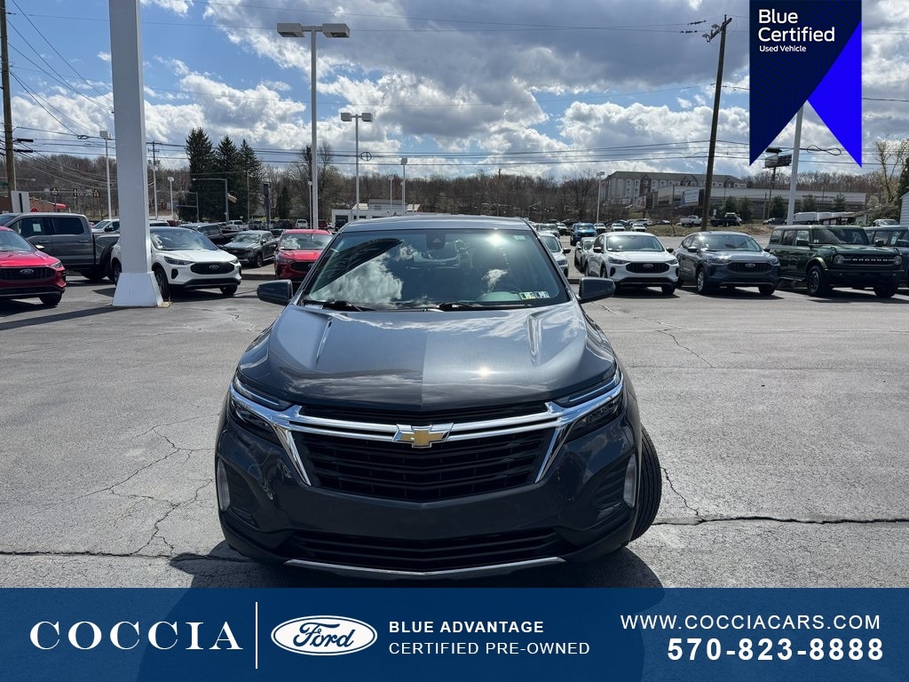 Certified 2022 Chevrolet Equinox LT with VIN 3GNAXUEV3NS216217 for sale in Wilkes Barre, PA